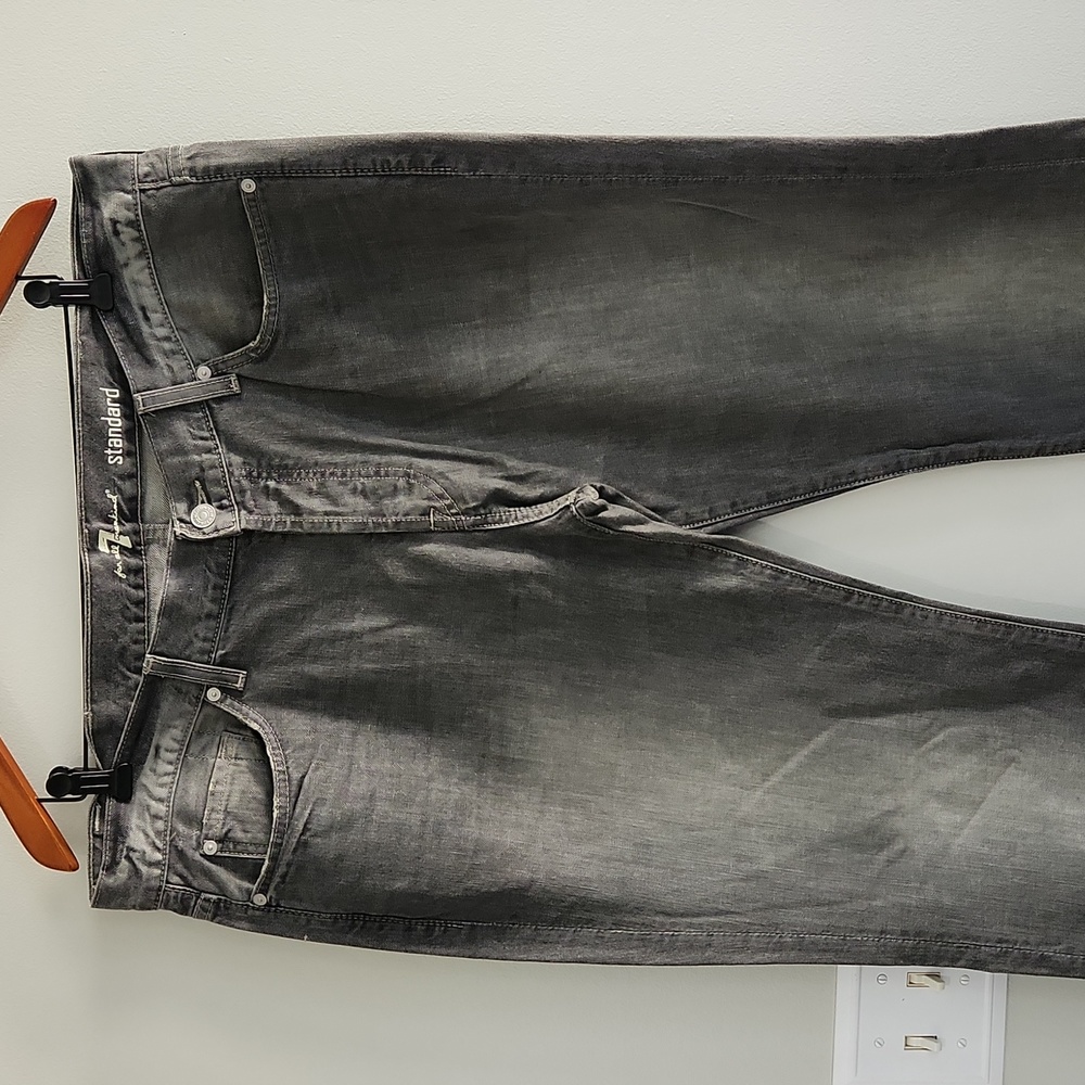 Men's 7 for all Mankind Standard Fit Jeans sz 38 Long 100% cotton denim 38x34